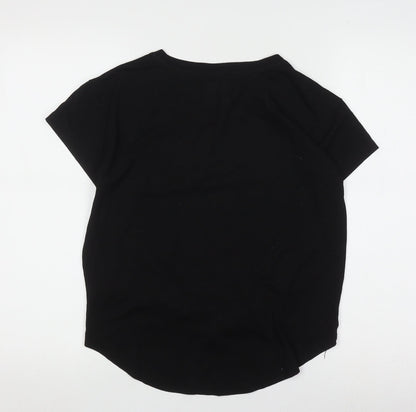 Womens UK Size 12 Everlast Black Basic T-Shirt