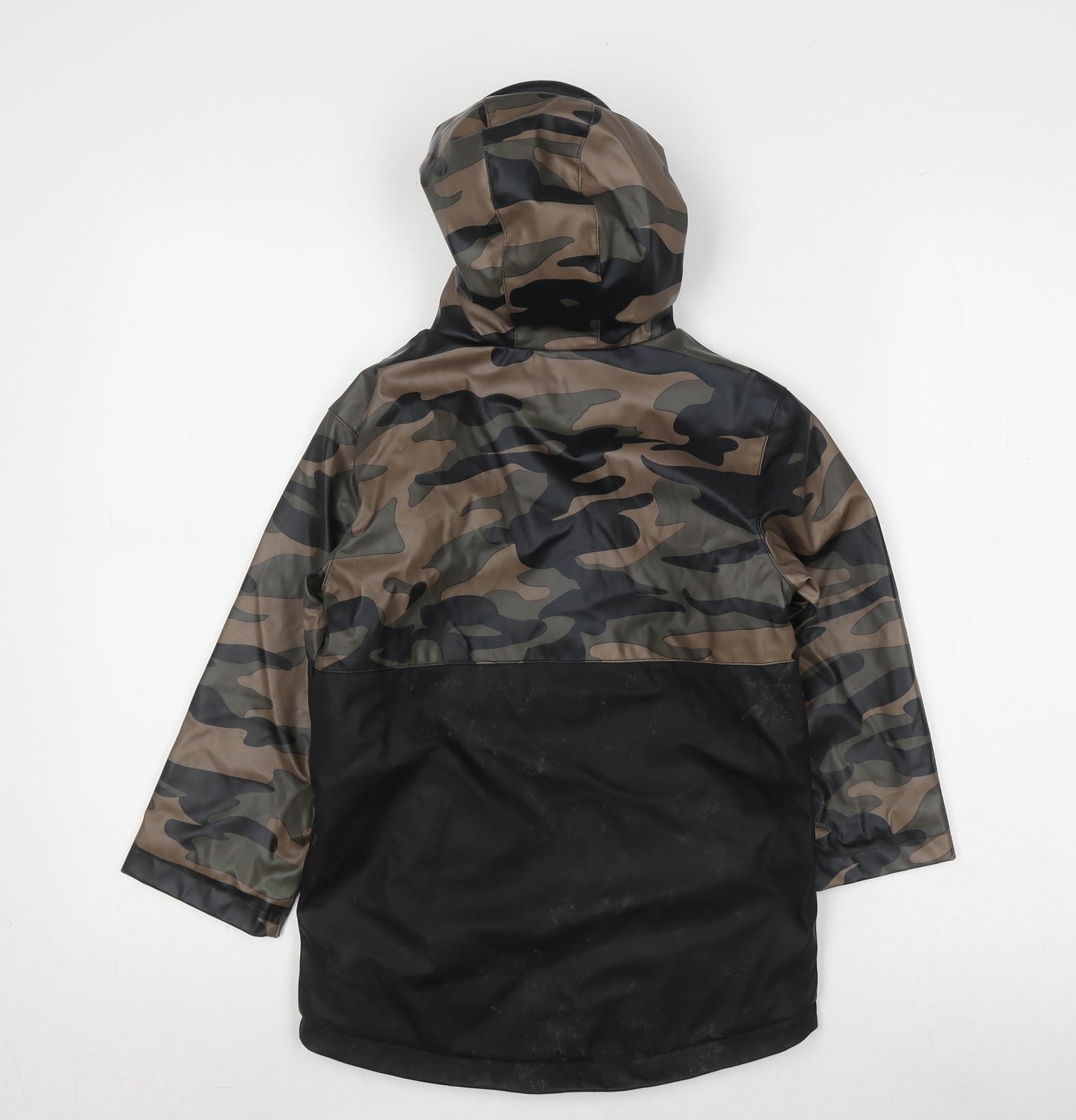 Firetrap Boys Black Camouflage Hooded Jacket 5-6 Years