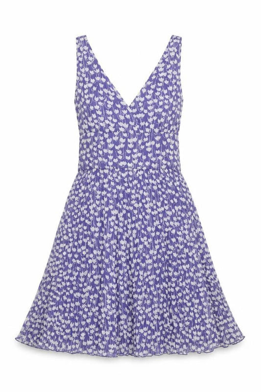 Cubus Women's Purple Floral Sleeveless Dress