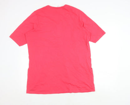 Womens UK Size 20 Cotton Traders Red Basic Blouse