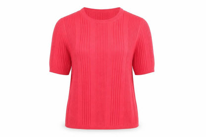 Womens UK Size 16 Marks and Spencer Red Basic Blouse
