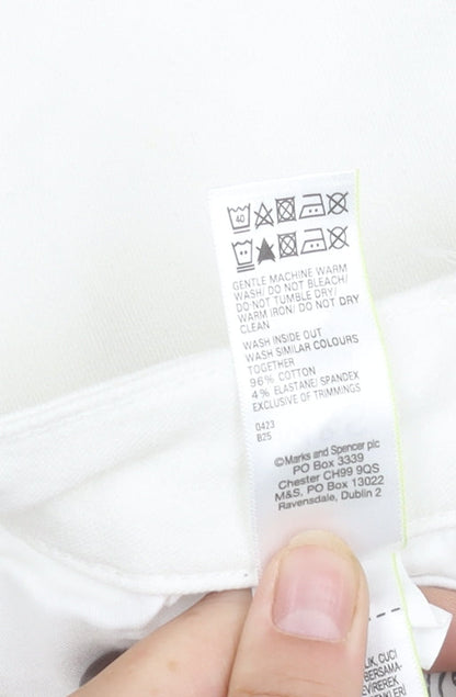 Marks and Spencer Women's White Skinny Jeans Size 8