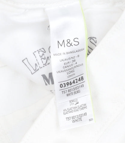 Marks and Spencer Women's White Skinny Jeans Size 8