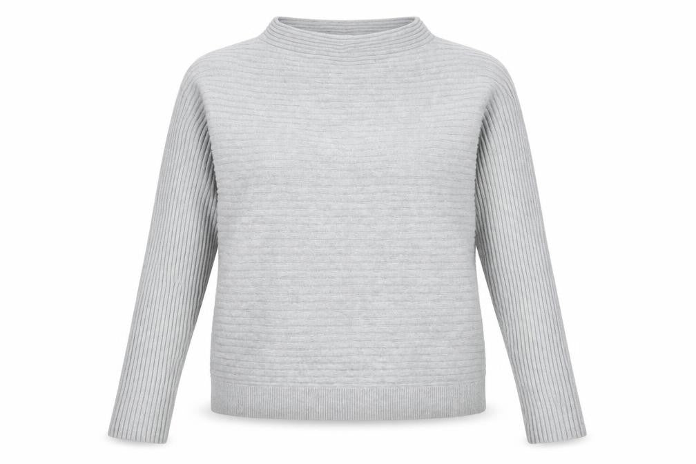 Womens UK Size 10 BETTY & CO Grey Pullover Jumper