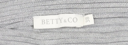 Womens UK Size 10 BETTY & CO Grey Pullover Jumper