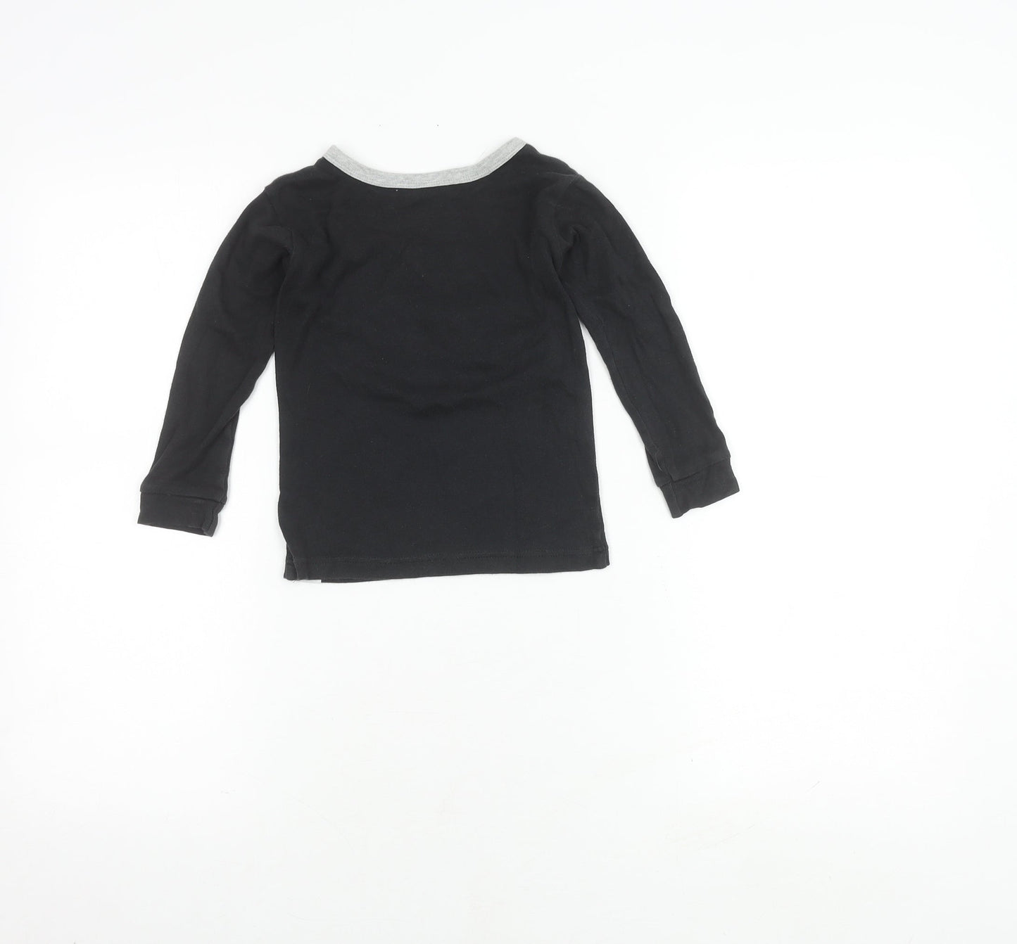 Boys' GAP DC Superhero Black T-Shirt 4 Years Long Sleeve