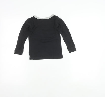 Boys' GAP DC Superhero Black T-Shirt 4 Years Long Sleeve