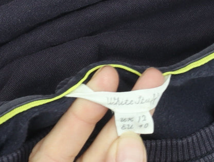 Womens UK Size 12 White Stuff Navy Pullover Jumper