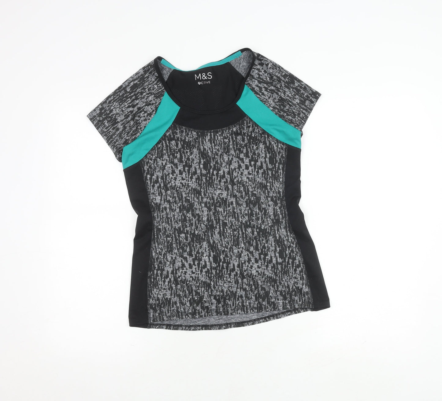 Marks and Spencer Women's Multicoloured T-Shirt Size 8