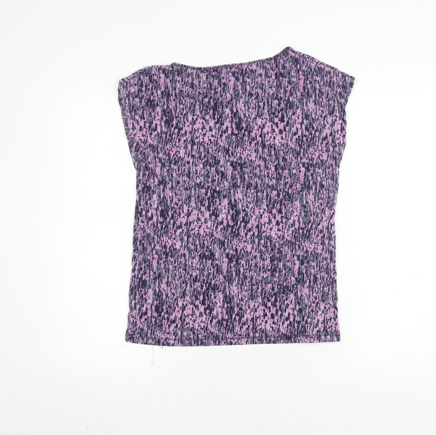 Womens UK Size 8 Marks and Spencer Purple Jersey T-Shirt
