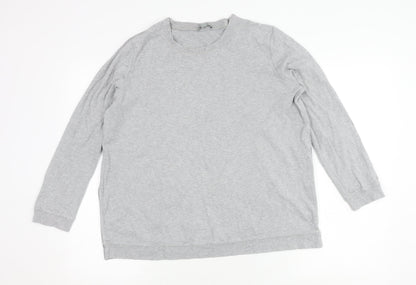 COS Grey Crew Neck Pullover Jumper M Unisex Cotton