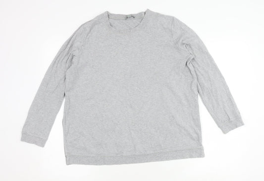 COS Grey Crew Neck Pullover Jumper M Unisex Cotton