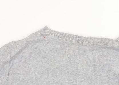 COS Grey Crew Neck Pullover Jumper M Unisex Cotton