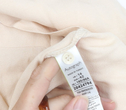 Marks and Spencer Women's Ivory Button Dress