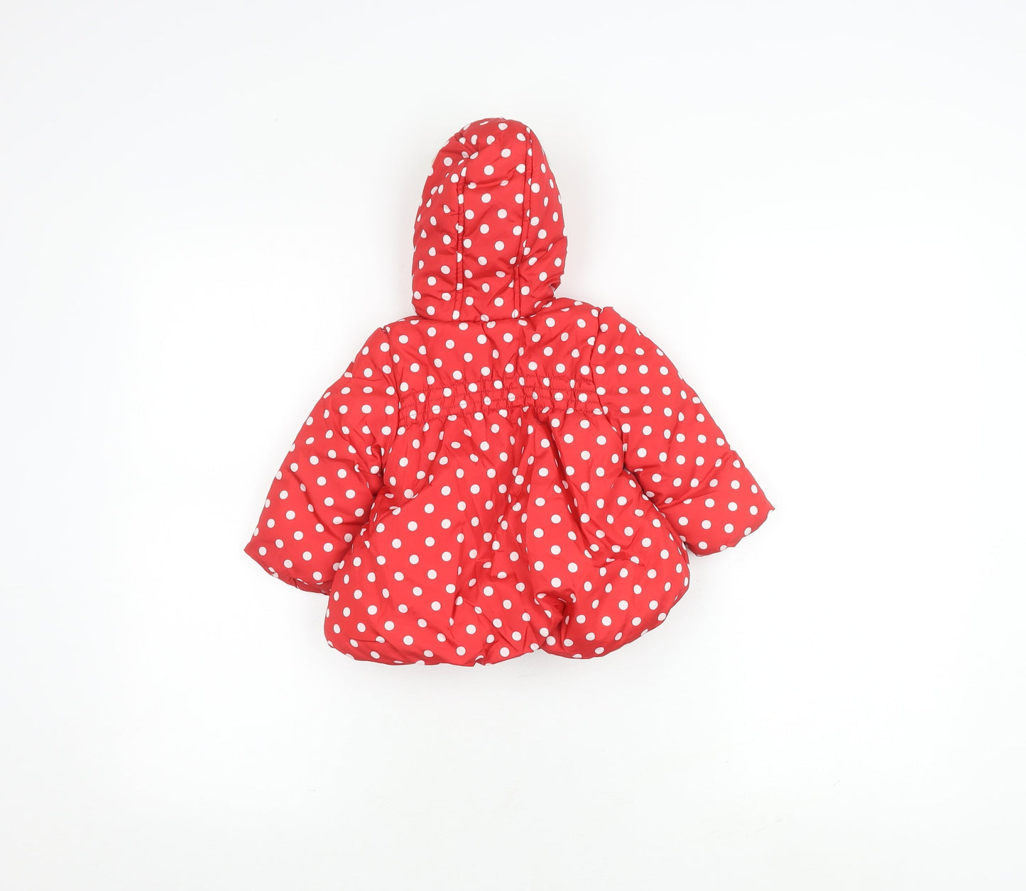 Mini Club Girls Red Puffer Jacket 6-9 Months
