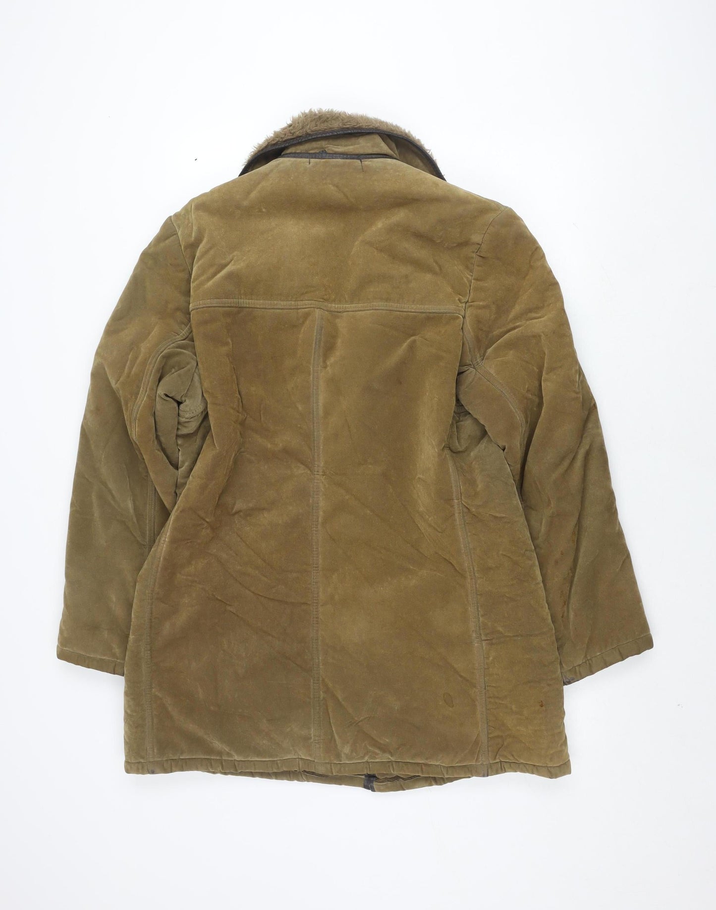 Mens UK Size S Grendale Brown Basic Jacket