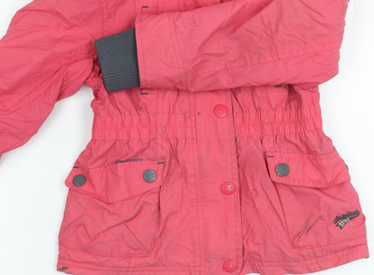 Next Girls Pink Hooded Jacket 5-6 Years