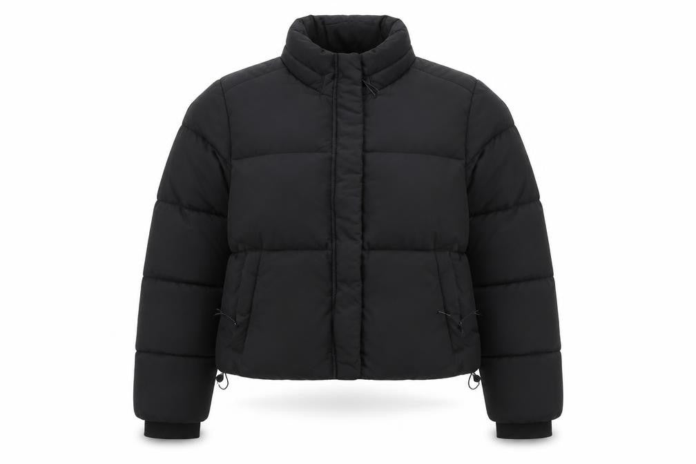 Womens UK Size XL Cotton On Black Puffer Jacket