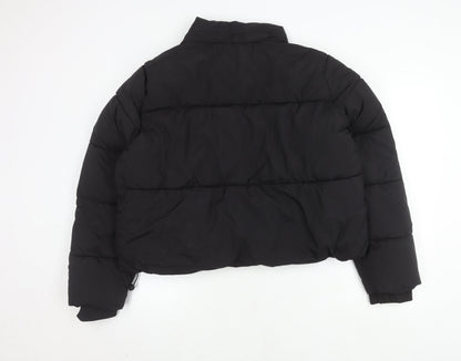 Womens UK Size XL Cotton On Black Puffer Jacket