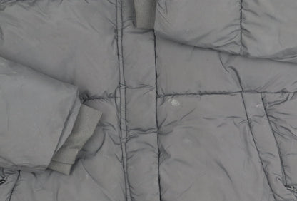 Womens UK Size XL Cotton On Black Puffer Jacket