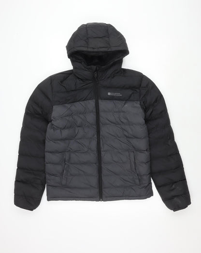 Mens UK Size XS Mountain Warehouse Black Puffer Jacket