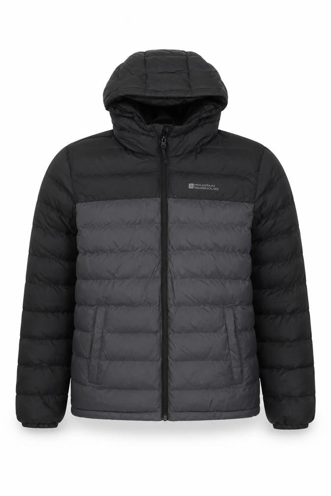 Mens UK Size XS Mountain Warehouse Black Puffer Jacket