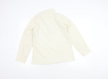 Regatta Women’s Ivory 1/4 Zip Fleece Sweatshirt Size 10