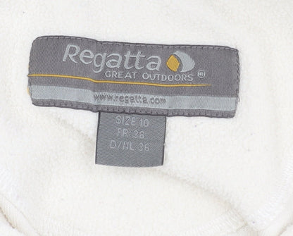 Regatta Women’s Ivory 1/4 Zip Fleece Sweatshirt Size 10