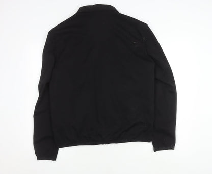 Zara Men's Black Basic Jacket L Casual Workwear