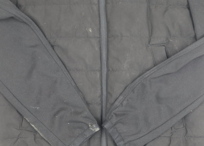 Zara Men's Black Basic Jacket L Casual Workwear