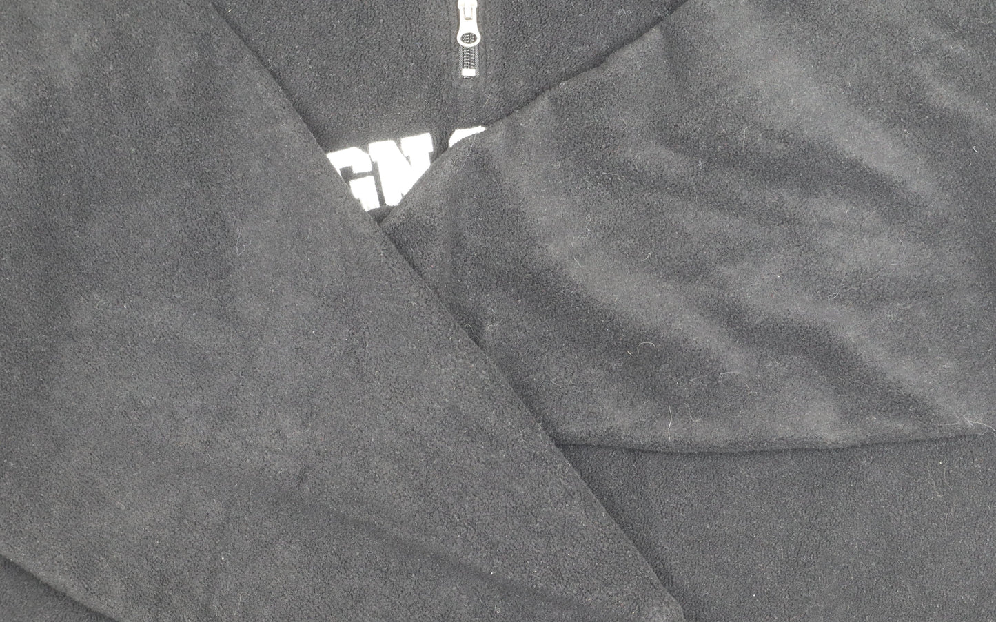 Womens UK Size 16 Boohoo Black Full Zip Sweatshirt