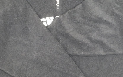 Womens UK Size 16 Boohoo Black Full Zip Sweatshirt