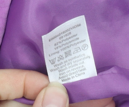 Womens UK Size M Bm Collection Purple Basic Jacket