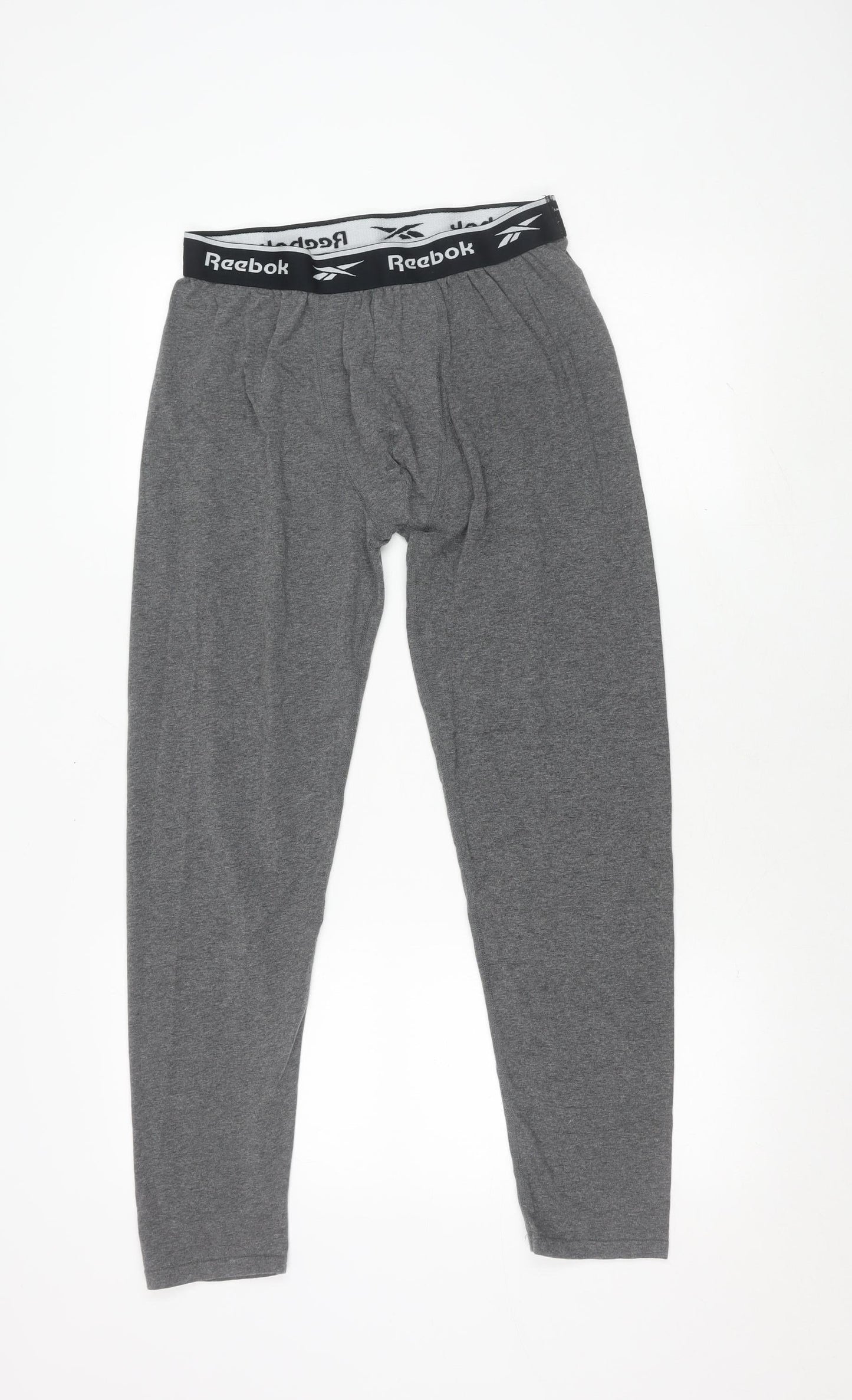 Reebok Men's Grey Jogger Trousers L Gym & Training