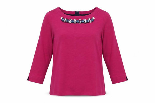 Womens UK Size XS Joules Pink Basic Blouse