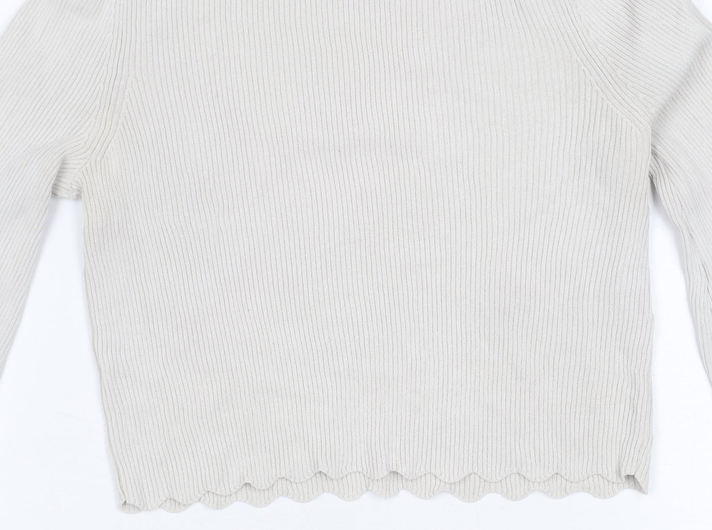 Womens UK Size S Zara White Cropped Blouse