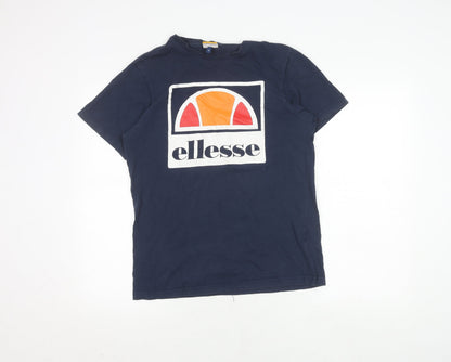 Mens UK Size S ellesse Blue  T-Shirt