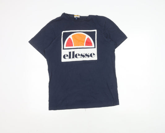 Mens UK Size S ellesse Blue  T-Shirt