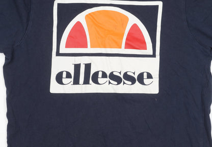 Mens UK Size S ellesse Blue  T-Shirt