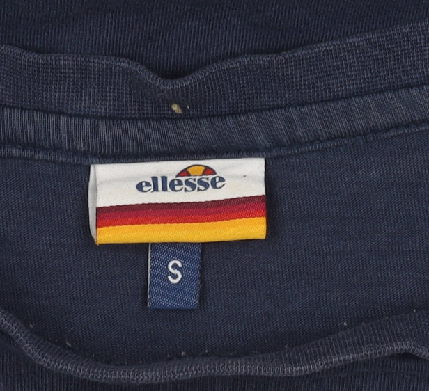 Mens UK Size S ellesse Blue  T-Shirt