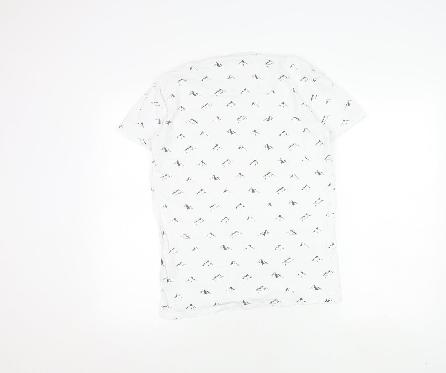 Superdry Men's White Graphic Print T-Shirt, Size S