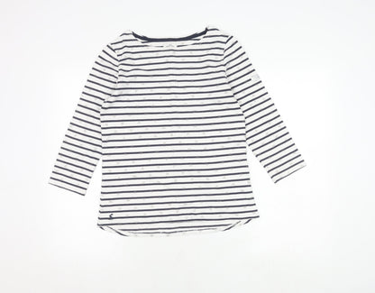 Womens UK Size 12 Joules White Basic T-Shirt