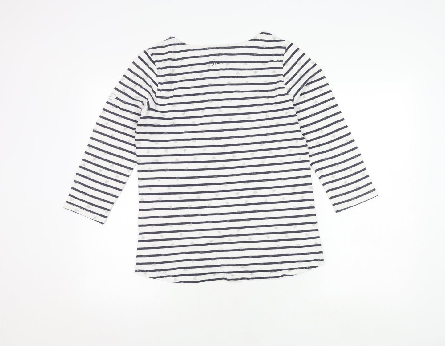 Womens UK Size 12 Joules White Basic T-Shirt