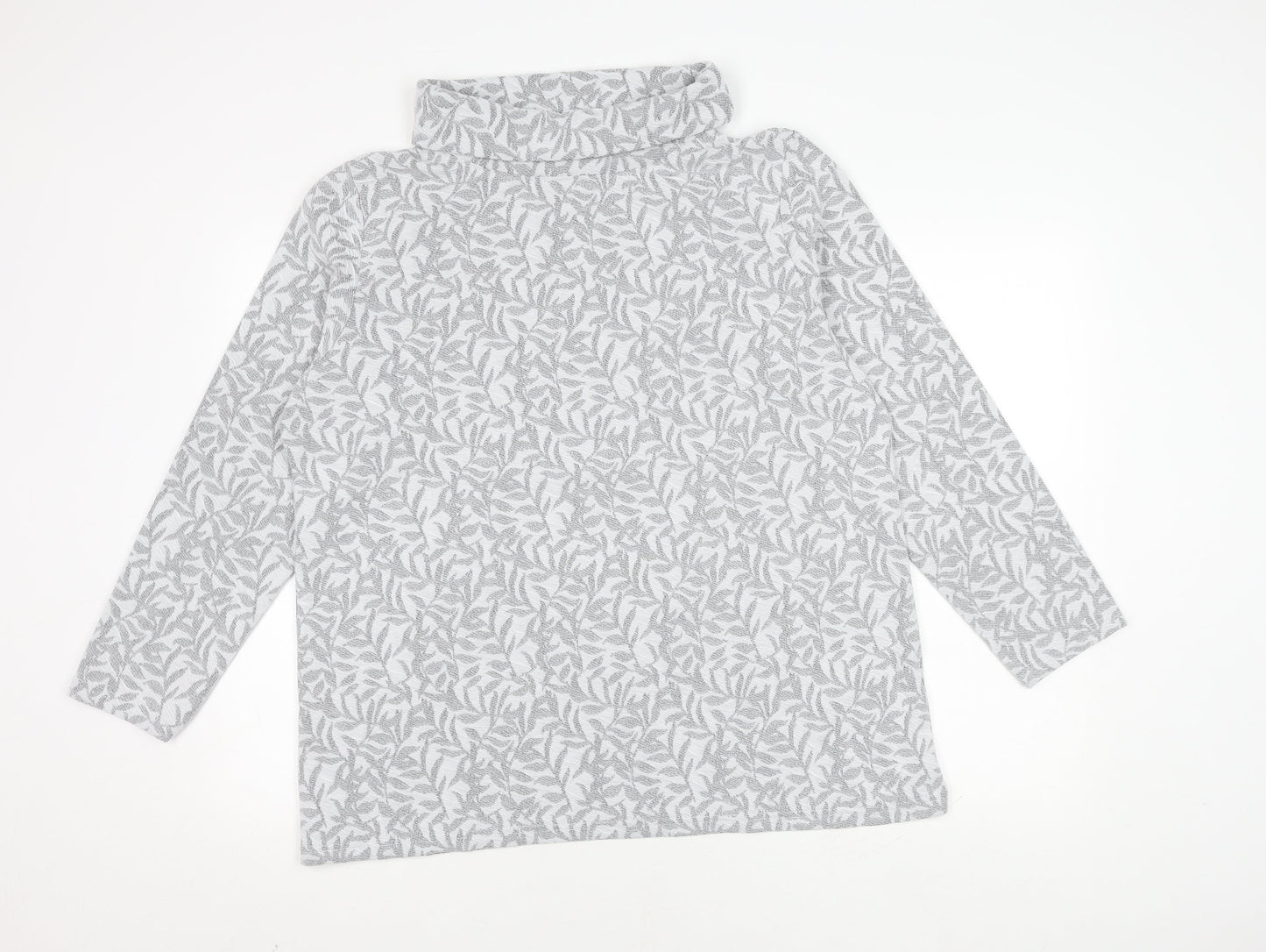 Womens UK Size L Isle Grey Pullover Jumper