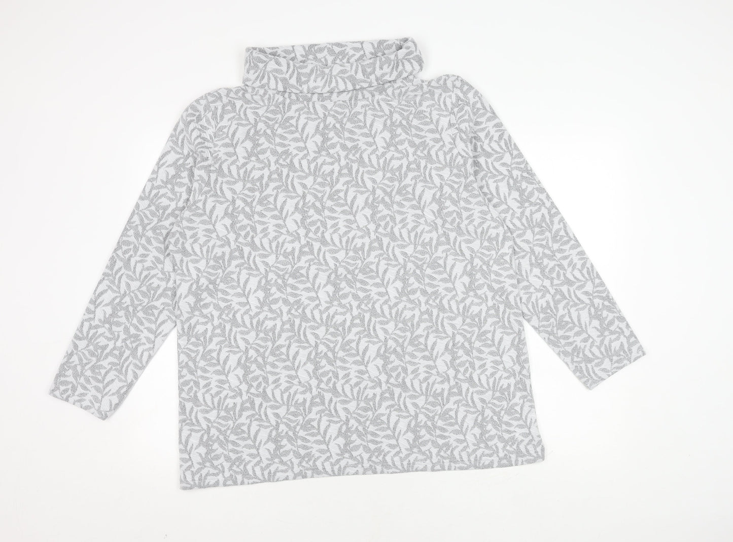 Womens UK Size L Isle Grey Pullover Jumper