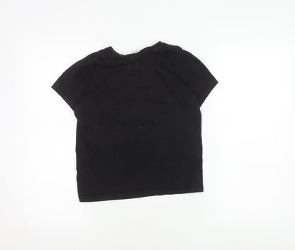 PlayStation Boys Graphic Black T-Shirt 7-8 Years