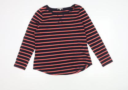 Gap Women's Multicoloured Striped Pullover Jumper L