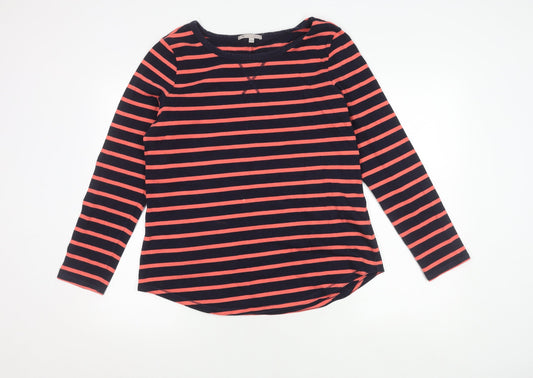 Gap Women's Multicoloured Striped Pullover Jumper L