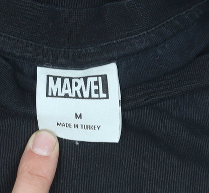 Marvel Men's Black M T-Shirt with Logo