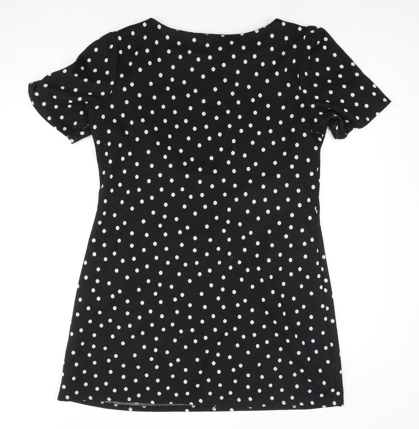Dorothy Perkins Women's Black Polka Dot Dress Size 12